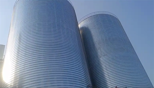 拉萨2座混凝土高架卷板仓